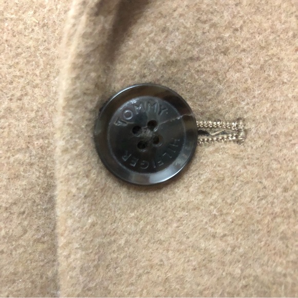 NWT Tommy Hilfiger Mens Dress coat Camel 46 REG Wool Coat - Picture 9 of 14